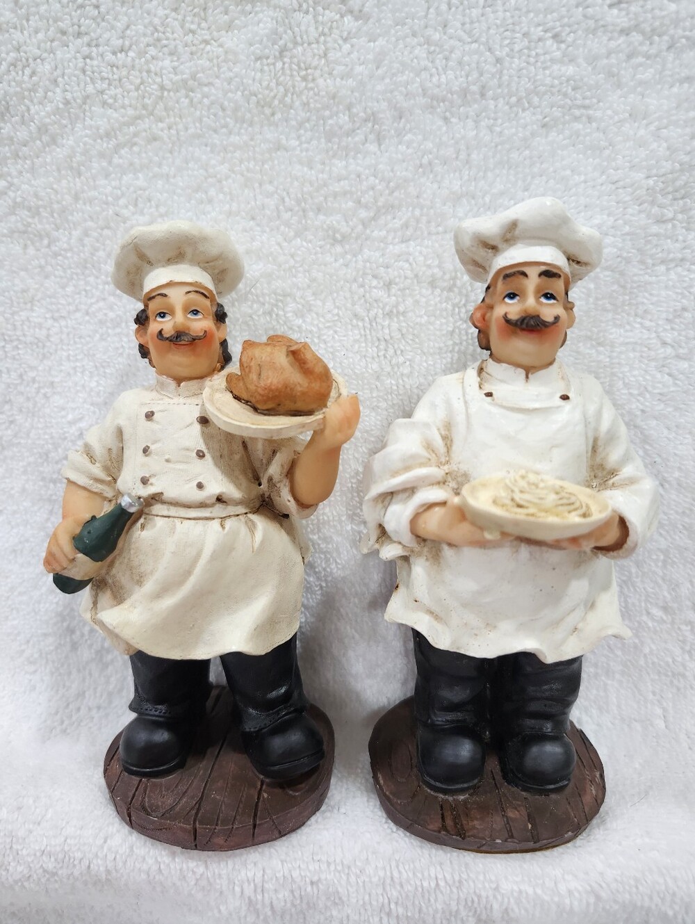 Decorative Ceramic Chef Figurine Set